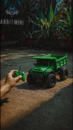 Realistic Green RC Truck in Action | Ultra Real Remote Control Truck Gameplay #shorts