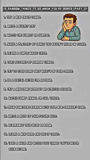 Stop Scrolling! Here’s What To Do When You’re Bored (Part 2)