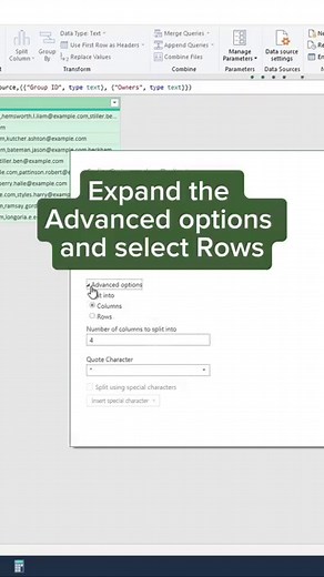 210K views · 129 reactions | Split CSV to Rows in Excel‼️ Level up...