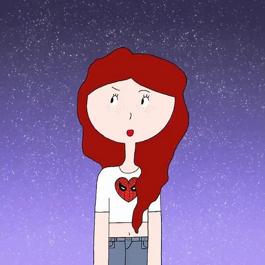 Fan Art Version of Marry Jane Watson Drawing Time Lapse
