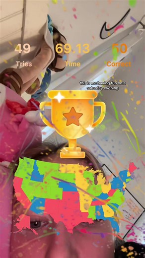 went 50/50 if you couldn’t tell #geography #usa #states #tism | Geography