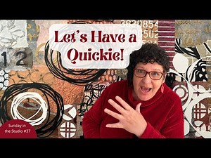 Using Your Handmade Papers For Making An Intuitive Abstract Collage on Canvas