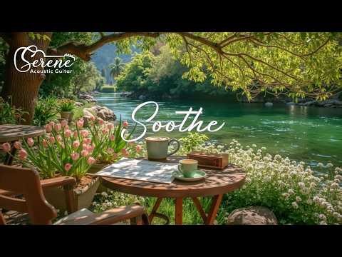 Morning Acoustic Guitar & Spring Nature Sounds ~ Relaxing Fingerstyle Instrumental Calm