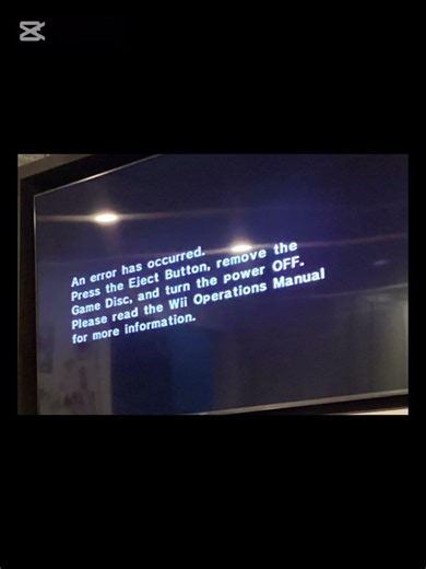 Disc read error + an error has occurred…. Pls send help :-: (Wii, Super Paper Mario)