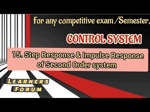 Step Response & Impulse Response of Second Order System | Control System