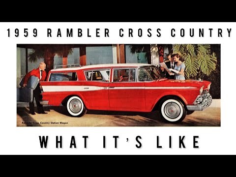 1959 (AMC) rambler super cross country wagon six