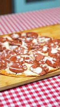 Pepperoni Pizza 🔴 Recipe in the first comment