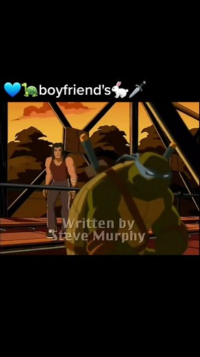 Leonardo and Usagi's Encounter: A TMNT 2003 Moment