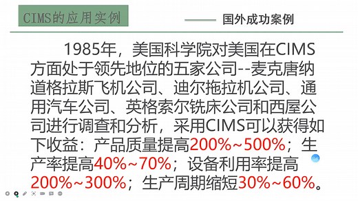 计算机集成制造CIMS先进制造理论与技术