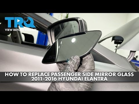 How to Replace Passenger Side Mirror Glass 2011-2016 Hyundai Elantra