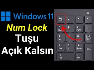 WİNDOWS 11 AÇILIŞTA NUM LOCK TUŞU AÇIK OLSUN | Num Lock