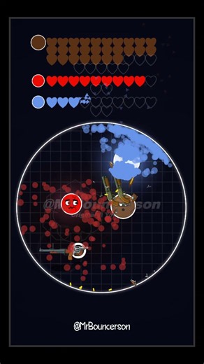 Bouncing Arena - Red and Blue VS ShotgunChap
