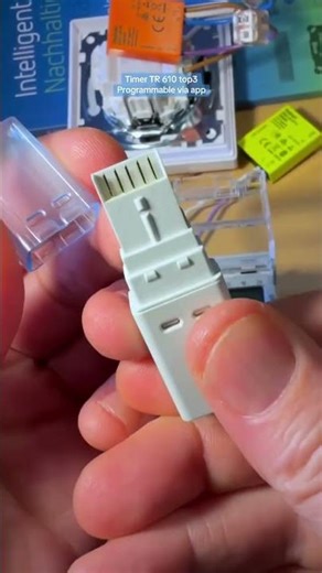 TR 610 time switch programmable via app | #electrician