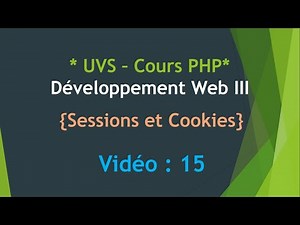 [aCAN Mentor] PHP UVS - Sessions et Cookies - Cours 15 en wolof