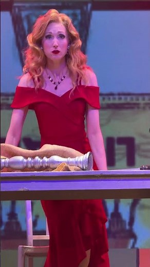 Laura Elizabeth Flanagan as Miss Scarlett in CLUE: The Musical. 💋🎲🔍