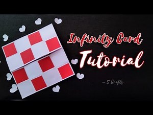 Infinity Card Tutorial 📏 | Handmade | S Crafts | Scrapbook cards tutorial | Endless Card Tutorial