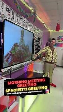 Kindergarten Morning Meeting: Greeting Idea: Spaghetti Greeting