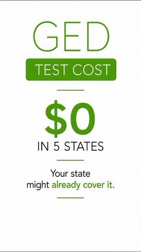 Your GED Test Could Be Free in These 5 States #ged #gedsuccess