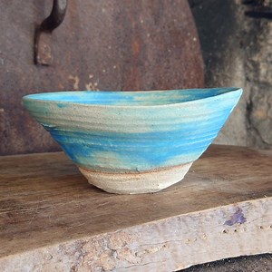 Handmade Glazed Porcelain Provencal Pottery Bowl With Gradient Detailing - Etsy