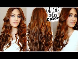 How to Make Waves or Curls Without Heat (Without a Flat Iron). Without Damaging Your Hair! Heatle...