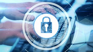 clip-1021190116-businessman-typing-on-pc-keyboard-against-blue