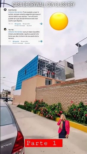 Building three floors of drywall and metal framing, with Glass Rey slabs for the exterior. Part 1