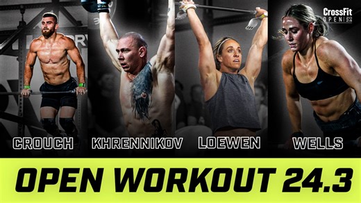 Crouch, Wells, Khrennikov, and Loewen — Open Workout 24.3