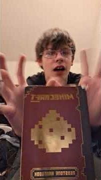 Minecraft Redstone stone hand book #gaming #appreciation #minecraft