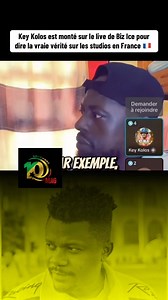 Key Kolos est monté sur le live de Biz Ice Mosakoli et a expliqué que poser en studio en France demande un vrai minimum de budget. Rien n’est gratuit dans la musique 🎙️💸 | 10Novembre Mag