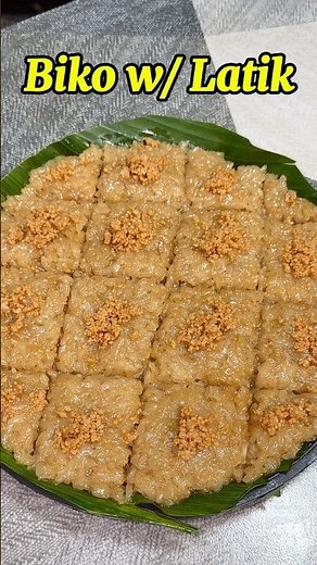 Homemade Biko Kakanin Recipe | Filipino Rice Dessert with Latik For Meryenda, Snack Small Business
