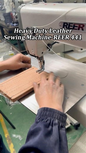 REER 441 Heavy Duty Cylinder Arm Sewing Machine | Sewing Extra Thick Leather Like a Beast