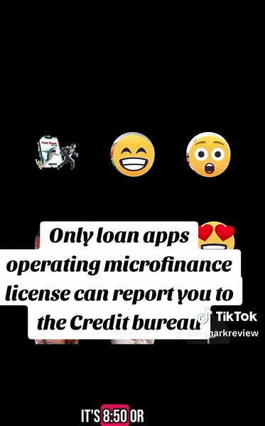 #tiktoklive #livehighlights only loan app operating microfinance bank can report you to the credit bureau