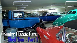 Country Classic Cars - Shed Tour - Part One. After a brief hiatus due to the Coronavirus, we are back filming at Country Classic Cars again. We thought we would kick things off with a series of shed tour videos. This is part one of this particular building...there will be others to follow shortly. Thanks for watching! | Ramblin Around TV