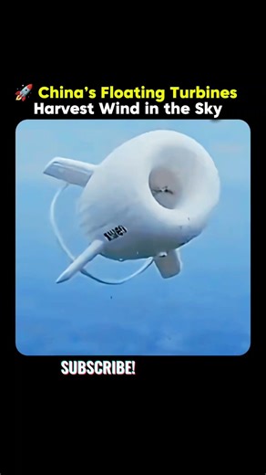China’s Wind Turbines Float in the Sky 😳🌬️