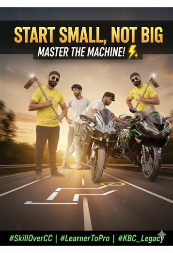 Start Small to Master the Machine: A Rider's Guide