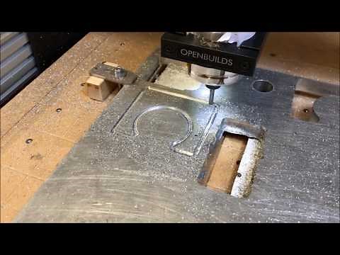Workbee CNC Ooznest Cutting Aluminium Router Bracket