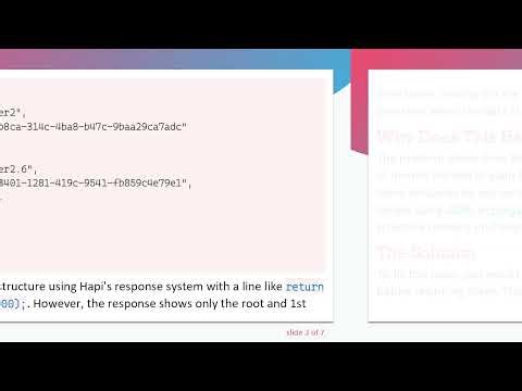 Fixing Nested JSON Responses in Hapi