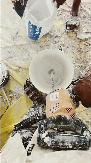 putty mixing and apply