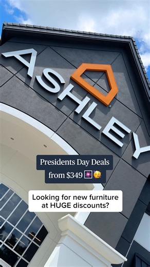 Starting at $349, score furniture that fits your life budget during Ashley's Presidents Day Sale. | Ashley