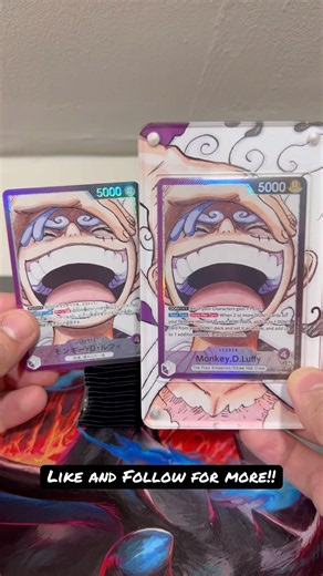 OP09 Booster Box Opening Part 2!! We pulled Gear 5 Luffy!! #luffy #onepiece #tcg #fyp #asmr