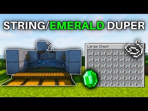 Easy String Duper/Emerald Farm in Minecraft 1.21+!