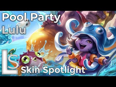 Pool Party Lulu - Skin Spotlight - Pool Party Collection - League of Legends