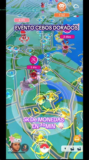 Evento Cebos Dorados en Pokémon GO