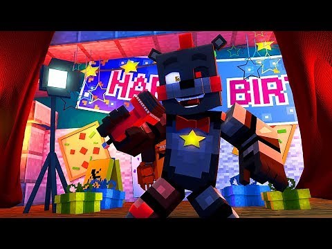 Minecraft FNAF 6 Pizzeria Simulator - LEFTY BECOMES A MOVIE STAR! (Minecraft Roleplay)