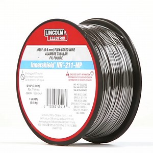 Innershield NR-211-MP is a versatile wire suitable for all-position welding of light gauge or thin plate. Better wire, better welds: https://lered.info/4gSPbuh #LincolnElectricRetail #Innershield #WeldRed #WeldRedNation | Lincoln Electric Retail