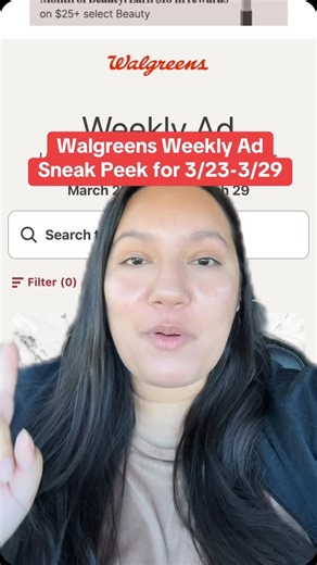 Gaby❤️‍ on Instagram: "Walgreens Weekly Ad Sneak Peek 3/23-3/29 #walgreens #walgreensdeals #walgreenscouponing #couponing"