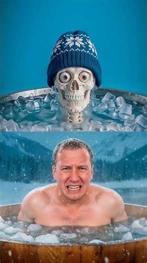 HUMANO vs BANHEIRA DE GELO! ❄️😱