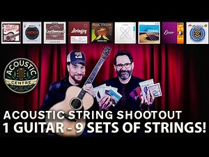 One Guitar. 9 Sets Of Strings. Can You Hear A Difference? The Ultimate Acoustic String Comparison!