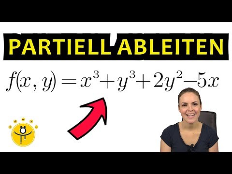 PARTIELLE ABLEITUNG einfach erklärt – mehrere Variablen ableiten (mehrdimensional)