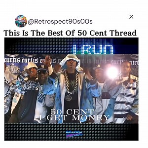 This Is The Best Of 50 CENT Thread 50 Cent - I Get Money _ Follow @retrospect90s00s _ #50cent #hiphop #00smusic #queensnyc #rap #throwbackmusic #hiphophead #nostalgia #nostalgic #flashback #2000s #hiphopculture #early2000smusic #goodmusic #00sfashion #106andpark #oldschoolmusic #2000sfashion #throwback #classic #hiphopclassics | Retrospect 90s 00s